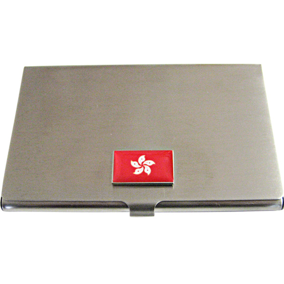NA Business Card Holder – CUHK New Asia College Hong Kong Flag Business Card Holder